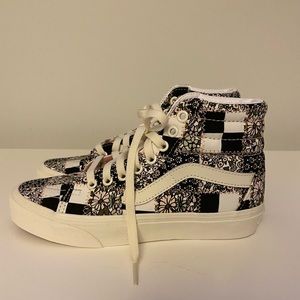 Womens Vans Sk8-Hi Floral Patchwork Print